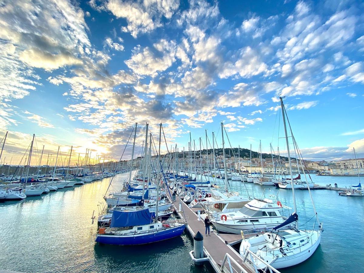 Escale Paisible A Sete, Belle Terrasse Vue Sur Mer Exterior foto