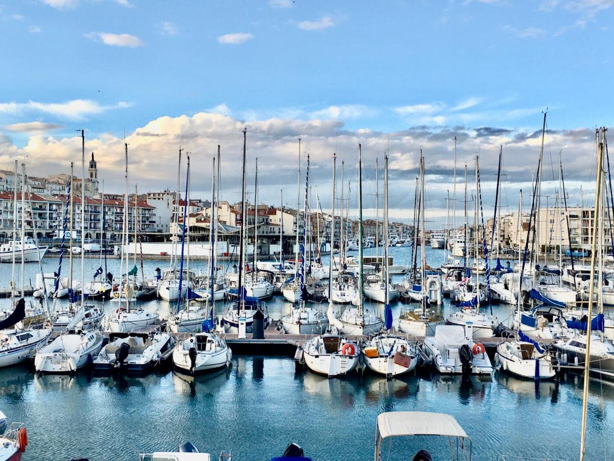 Escale Paisible A Sete, Belle Terrasse Vue Sur Mer Exterior foto
