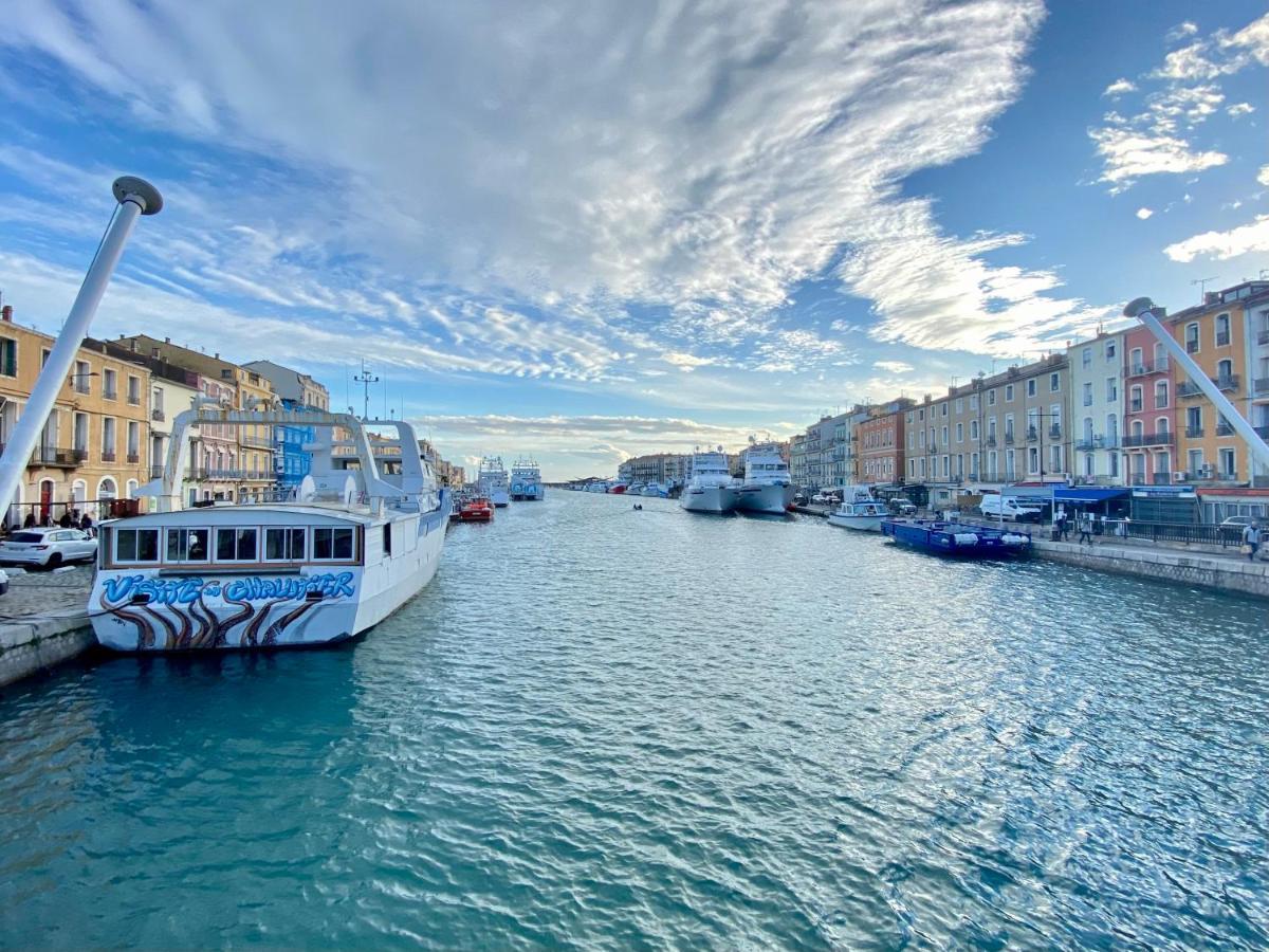Escale Paisible A Sete, Belle Terrasse Vue Sur Mer Exterior foto