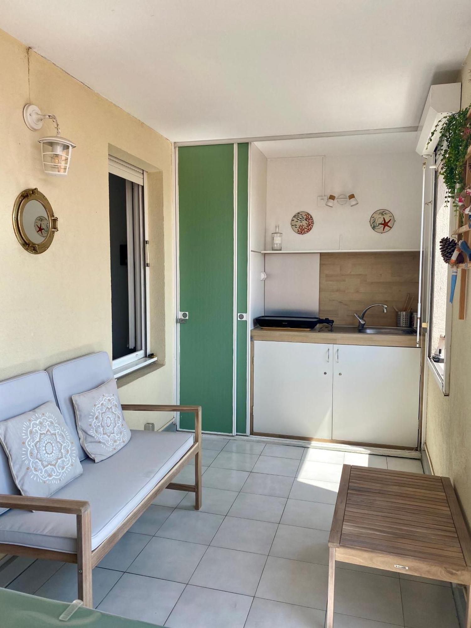 Escale Paisible A Sete, Belle Terrasse Vue Sur Mer Exterior foto